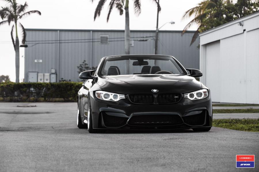  BMW M4 Convertible on Vossen Wheels (VWS-3) 2018 года  (фото 8 из 17)